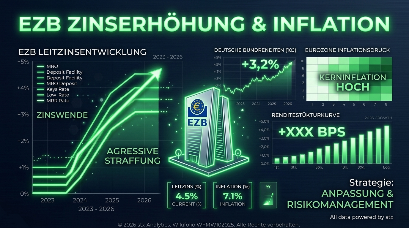 EZB Zinserhöhung und Inflation Markt-Analyse von Stiller-Trading.com